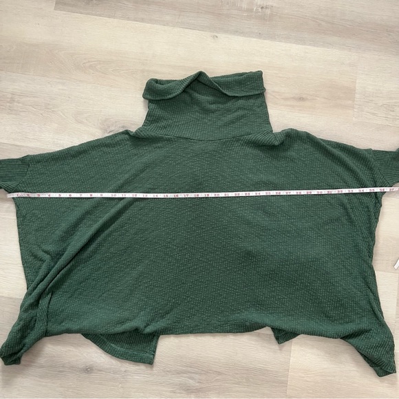 Free People Beach World Traveler Pullover Split Back Cowl Neck Knit Sweater - Picture 7 of 8